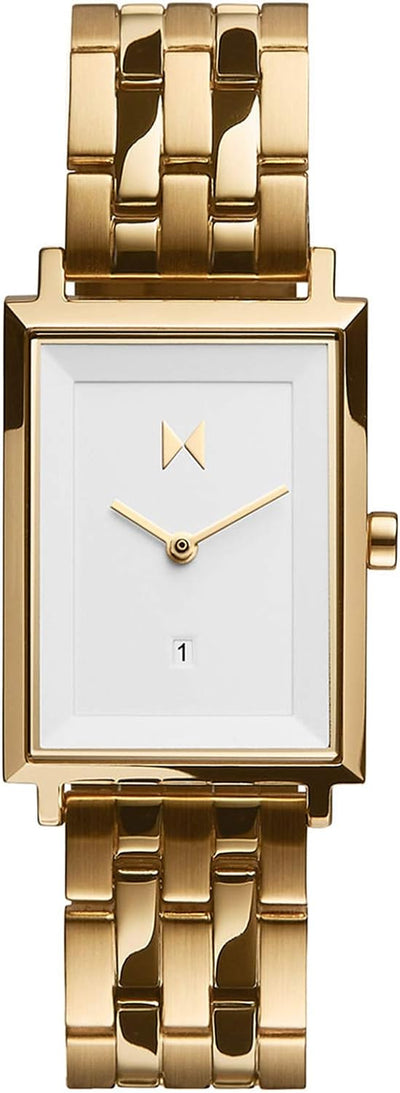 Signature Square Watches for Women - Premium Minimalist Women’S Watch - Analog, Stainless Steel, 5 ATM/50 Meters Water Resistance - Interchangeable Band - 24Mm