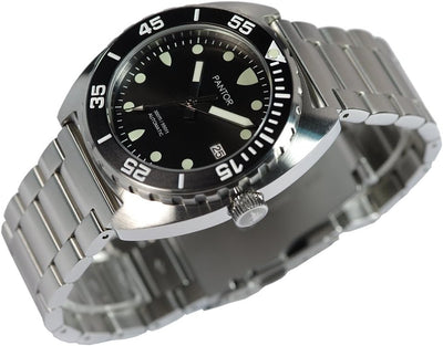 Dive Watch, Automatic Watches for Men with Stainless Steel Bracelet_Sealion Diver Watches