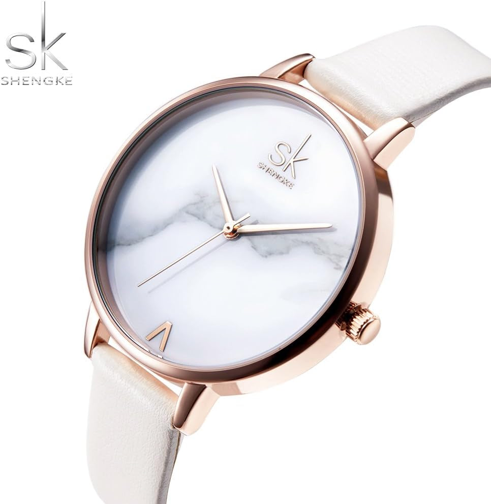 Watches for Women Wrist for Women Quartz Leather Strap Minimalist Formal Casual Women Watch Waterproof with Gift Box